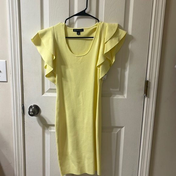 INC yellow Dress size Small   new with tags - Picture 1 of 4